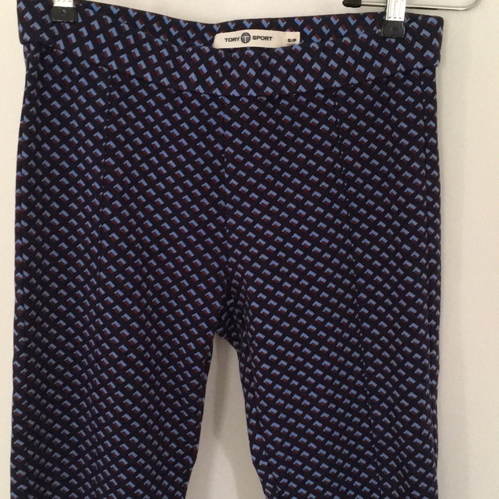 Tory Sport Tech Ponte cropped ankle pant.
